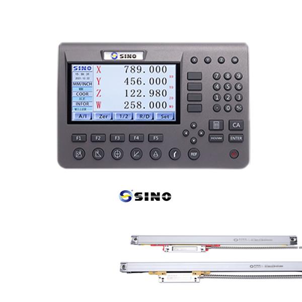Quality SINO 4 Axis Digital Readout System SDS200 Metal LCD Durable With Linear Encoder For Lathe Machine for sale