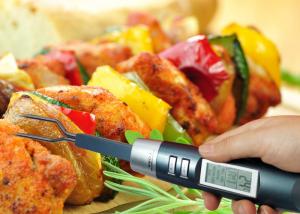 China Instant Read Waterproof Auto Power Off Digital food Thermometer Fork on sale