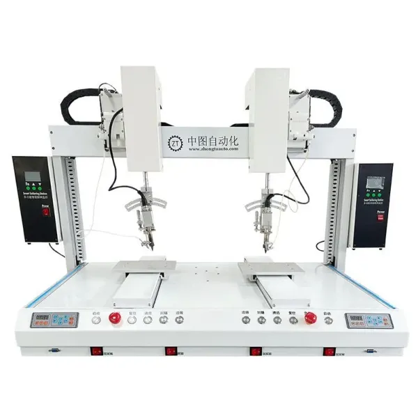 Automatic PCB soldering machine front view