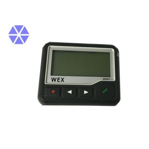 Black Mobile Pager Device , Waterproof Pager Hand Programming Available
