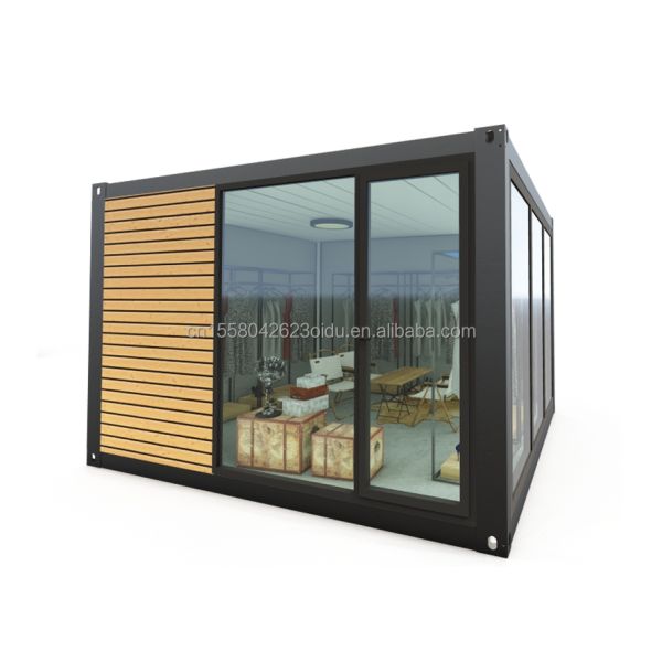 Aluminum Alloy Windows Luxury Modern Wooden Workshop Display Cabinet for Apartment or Holiday House Storage Solution