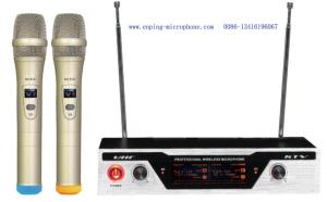 China GL-313 two-handheld VHF colorful wireless microphone with screen / micrófono / good quality wholesale