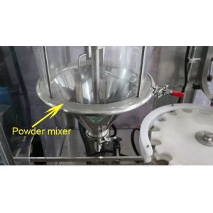 Automatic Powder Filling And Capping Machine Monoblock Filling System