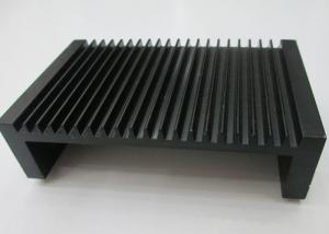China Black Anodized Aluminium Heat Sink Profiles , Extruded Aluminum Heatsink Radiators on sale