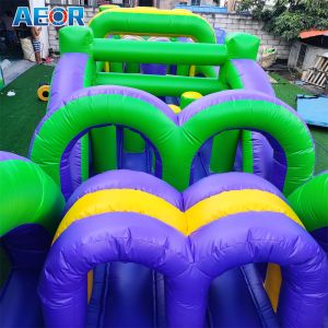 Customized PVC inflatable equipment jump bounce castle bouncy obstacle giant
