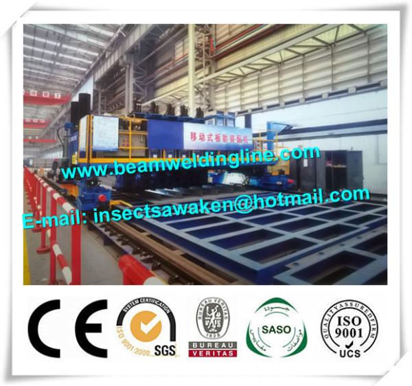 Quality Hydraulic Longitudinal T Beam Welding Machine With Gantry Framework for sale