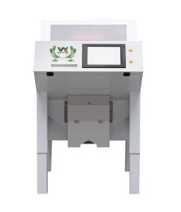 China Mini Intelligent Rice Color Sorter Grain Coffee Peanut Peel Garlic Color Selector Beans Color Sorting Machine wholesale
