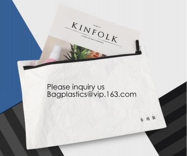 Quality Waterproof Tyvek Paper File Bag Geometric Pattern Tyvek Bag For Document,File Cover/Unique Tyvek File Folder Document Ba for sale