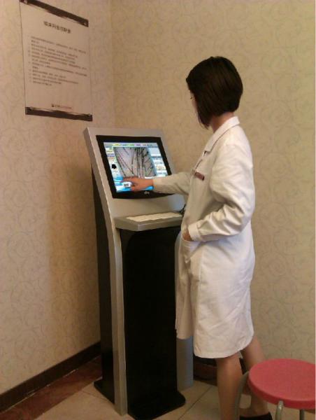 Quality 1024*1280 high image resolution clear skin analyzer with 3D picture for oil moisture pigment and pore etc. analysis for sale