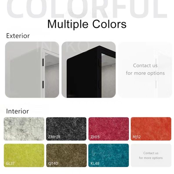 Multi-functional Portable Soundproof Booth and Sleeping Pod with Customizable Features
