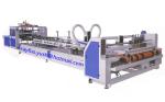 Fully Automatic Folder Gluer Machine, inline stitcher or strapper unit as option