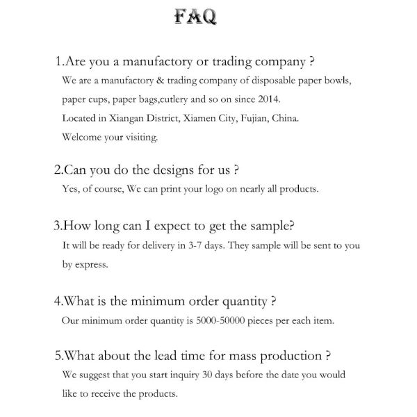 18cm Round Disposable Shatter Proof Kraft Paper Plate Biodegradable White Paper Plate