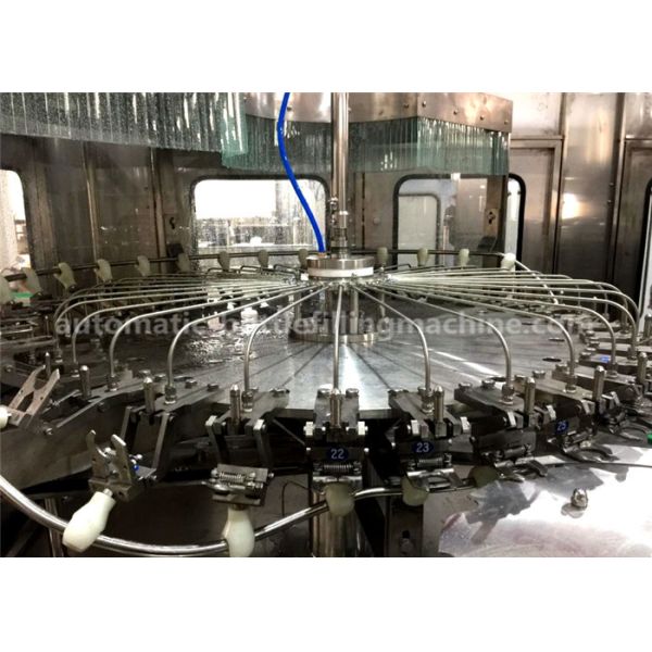 Rotary Automatic Juice Bottle Filling Machine Washer Filler Capper Monobloc