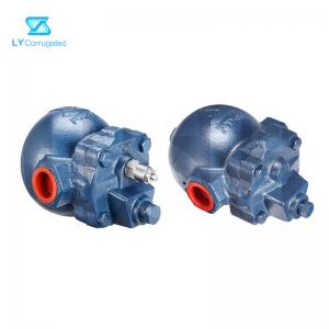 China 1/2” Connection Corrugated Machine Spare Parts Ductile Iron F22 Ball Float Thermostatic Valve Steam Trap on sale