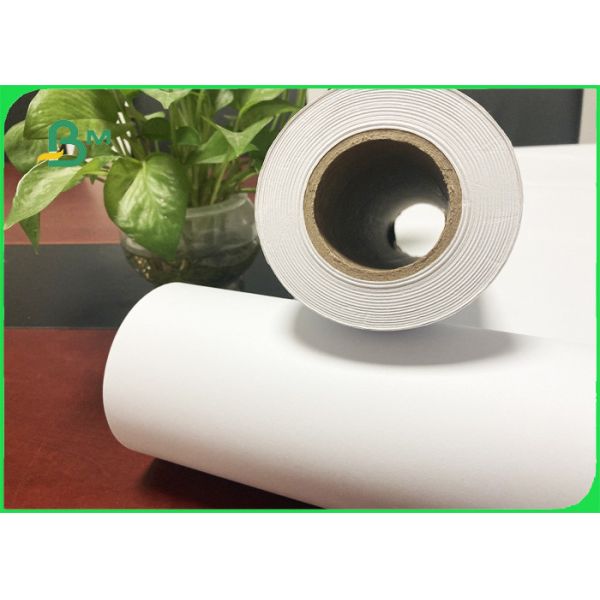 80GSM 50Inches White Blue CAD Printing Plotter Paper For Engineering Drawing
