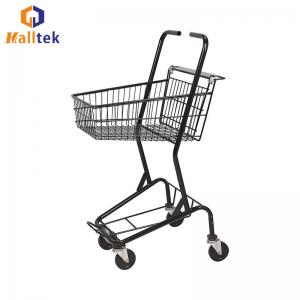 China 2 Layer Supermarket Shopping Trolley For Grocery 100KG Loading on sale