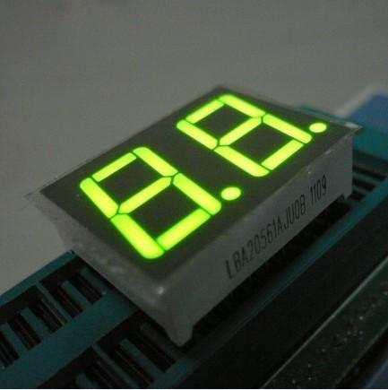 Quality Low Voltage 2 Digits 7 Segment Led Display Anode Green 0.56 Inch with high quality and various kinds of colors for sale