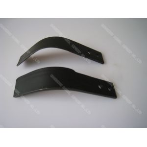 Spring steel 65MN Agri Spare Parts Rotary Tiller Blade For Dry Land 0.45kg - 0