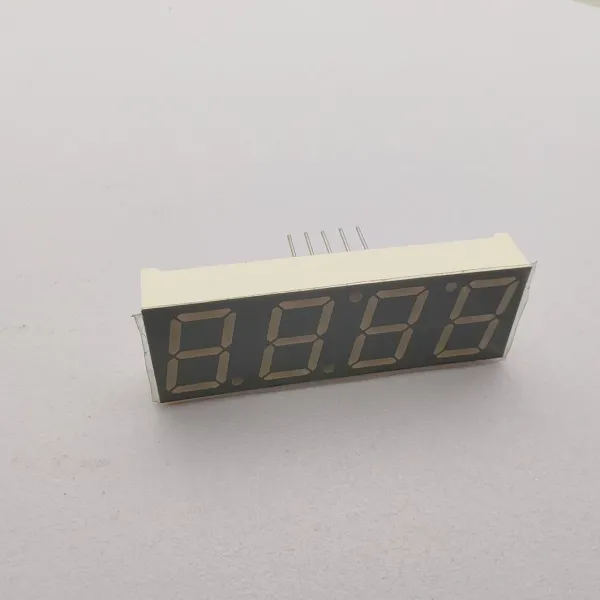 Induction Cooker LED Clock Module: 4-Digit, 7-Segment, Yellow-Green Display
