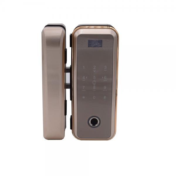 Biometric Fingerprint 197pcs Password Glass Door Digital Lock