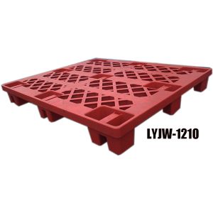 SGS Custom Plastic Pallet Virgin Anti Impact HDPE Pallets Red
