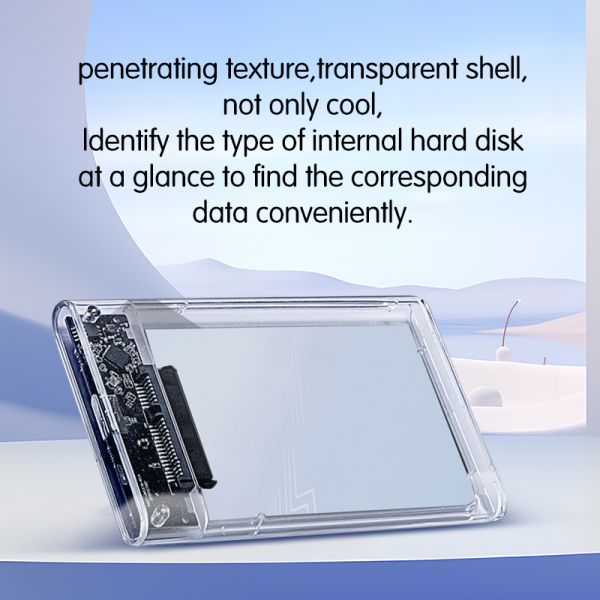 Laptop 2.5" Sata Ssd Enclosure Universal Hard Drive Case