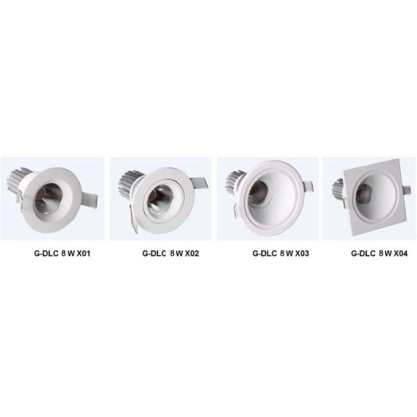 8W COB LED downlight
