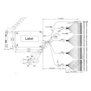 LC/UPC Fiber Optic Passive Components for Data Transmission