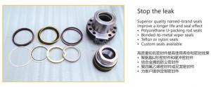 China Kobleco SK200-6-6E-7-8 hydraulic cylinder seal kit, earthmoving, excavator part rod seal wholesale