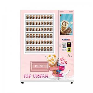 China 21.5 Touch Screen Frozen Treats Ice Cream Vending Machine Freezer Ice Cream Vending Machine on sale