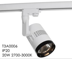 Horizontal Rotation 350 Mounting LED Track Spotlights With 3 Circuit Track COB