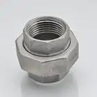 China 2 Inch Stainless Steel 304 Union Pipe Fitting SW 3000LB SS316L ASME B16.11 Forged Steel Union on sale