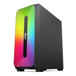 Micro ATX /ATX/ITX CASE Dazzle ARGB Effect Front Panel Bottom Mount Power Supply