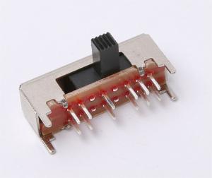 OEM Micro Miniature Slide Switch 2 Position 1 Pole With PCB Through Hole Insert