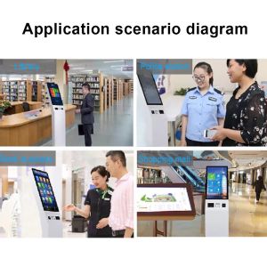 Qtenboard Queue Machine with Ticket Issuing Kiosk Queue Management System