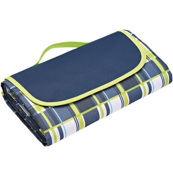 Convenient Fold Up Picnic Blanket Waterproof Beach Mat With Peva Backing
