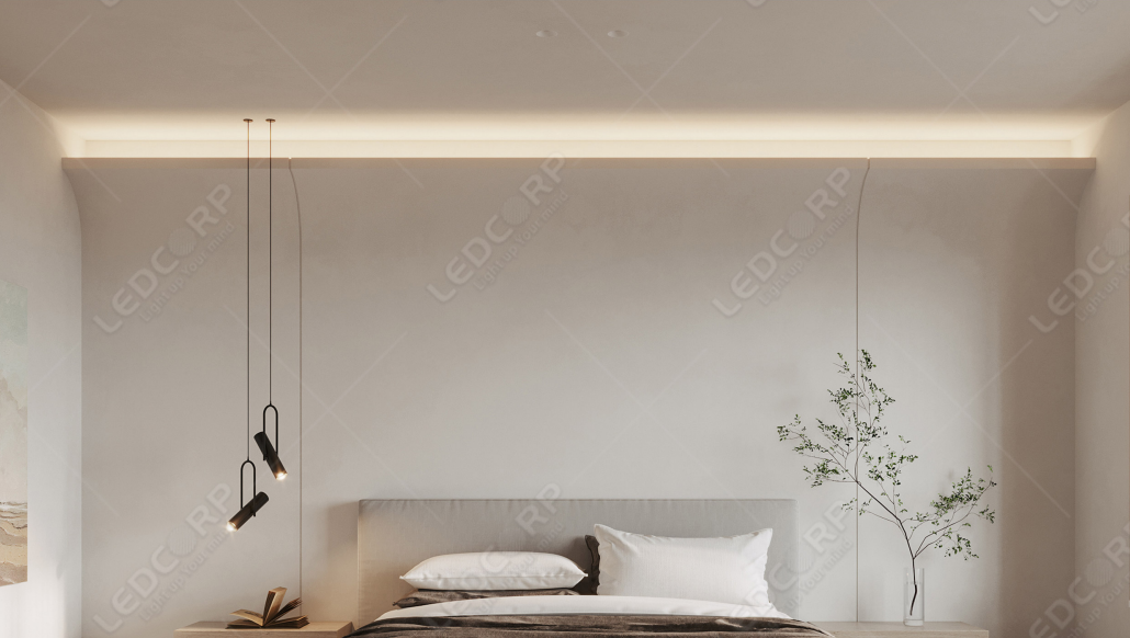 LEDCORP® Customized Aluminum Profile Recessed/Embedded/Reture Groove for Linear Light Assembly for Home Residence Office