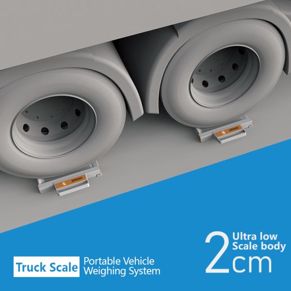 Wireless Industrial Weighing Platform Floor Truck Scale with Durable Built-in Lithium Battery 3.7v 12000mAh