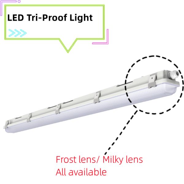 120-277V / 120-347V LED Tri-proof Light for Subway Tunnel and Gas Station Performance
