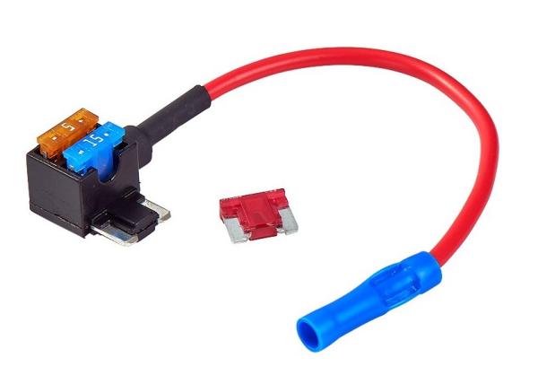 Quality Add-A-Circuit Car Automotive Blade Style ATM ATT ACN APS Low Profile Mini Fuse Holder Fuse Tap in Piggy Back 12V 24V for sale