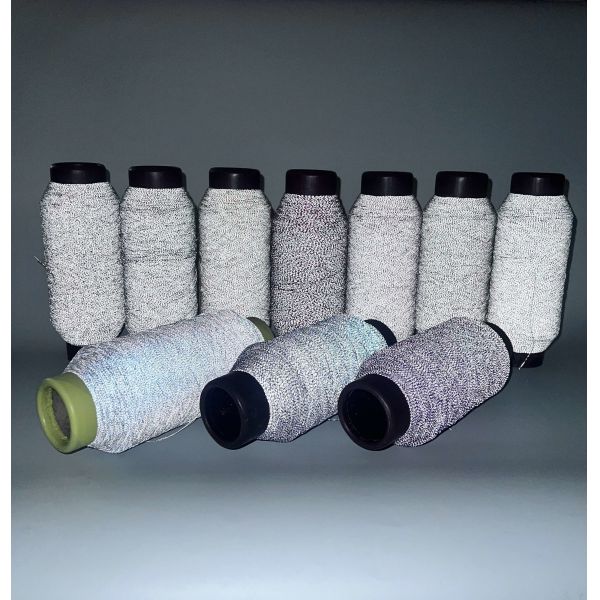 Safety Protective Thread Reflective Yarn Double Side