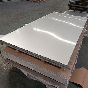 China 2B BA PVC Cold Rolled Stainless Steel Sheet HR Mirror Finish ASTM A240 wholesale