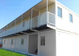 Two Layers Flat Pack Shipping Container Home Large Spaces With Meeting Room