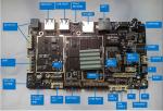 2GB 4GB RAM Mini Computer Board , EDP LVDS 10/100/1000M Ethernet Microcontroller