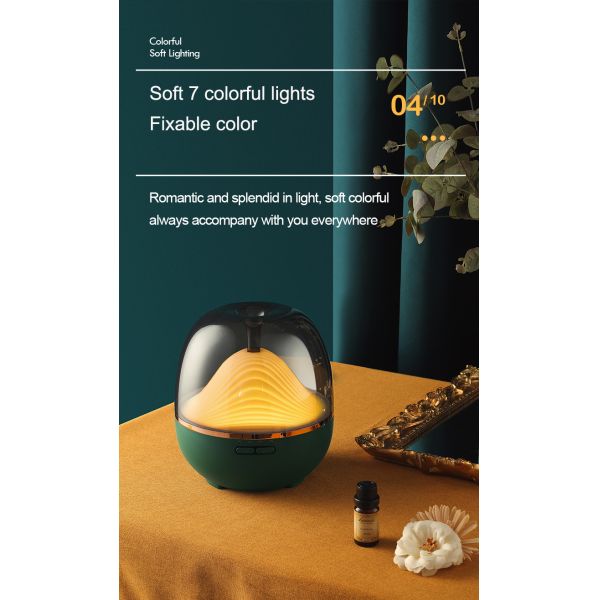 600ml Essential Oil Diffuser Remote Control Aromatherapy Ultrasonic Cool Mist Humidifier