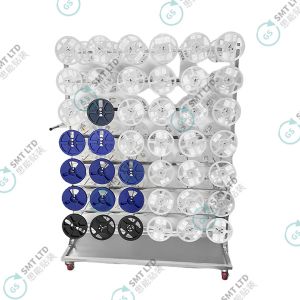 SMT ESD Reel Storage Shelving Rack Trolley Cart