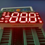 Triple Common Anode 100mcd 17mm 7 Segment LED Display