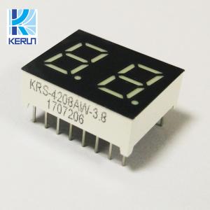 China White 0.4 Inch Dual Digit 7 Segment LED Displays Common Anode wholesale