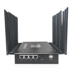 Multi Link Black Network Bonding Router 4G 5G WiFi With 4 SIM Card
