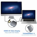 MacBook Pro Dock,Thunderbolt 3 Adapter USB C Hub for Apple MacBook Pro 2016 2017